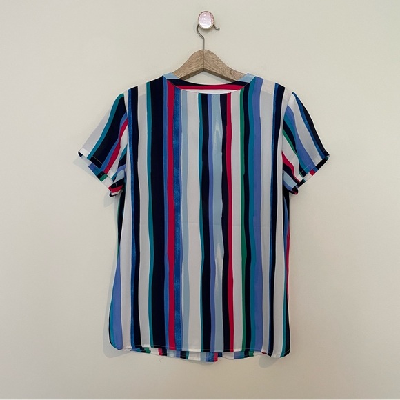 Van Heusen Striped Short Sleeve Top - Picture 4 of 6